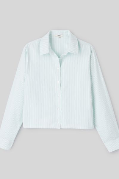 Chemise courte ray&eacute;e