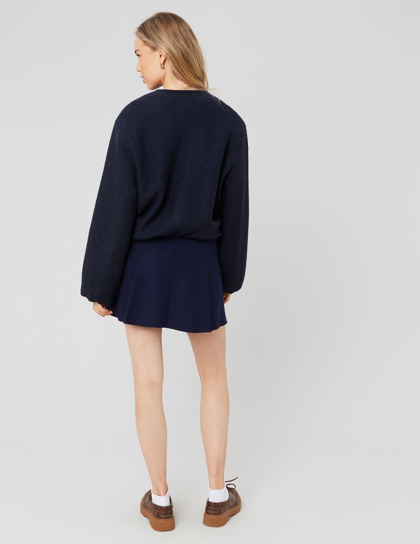 Veste boule en laine