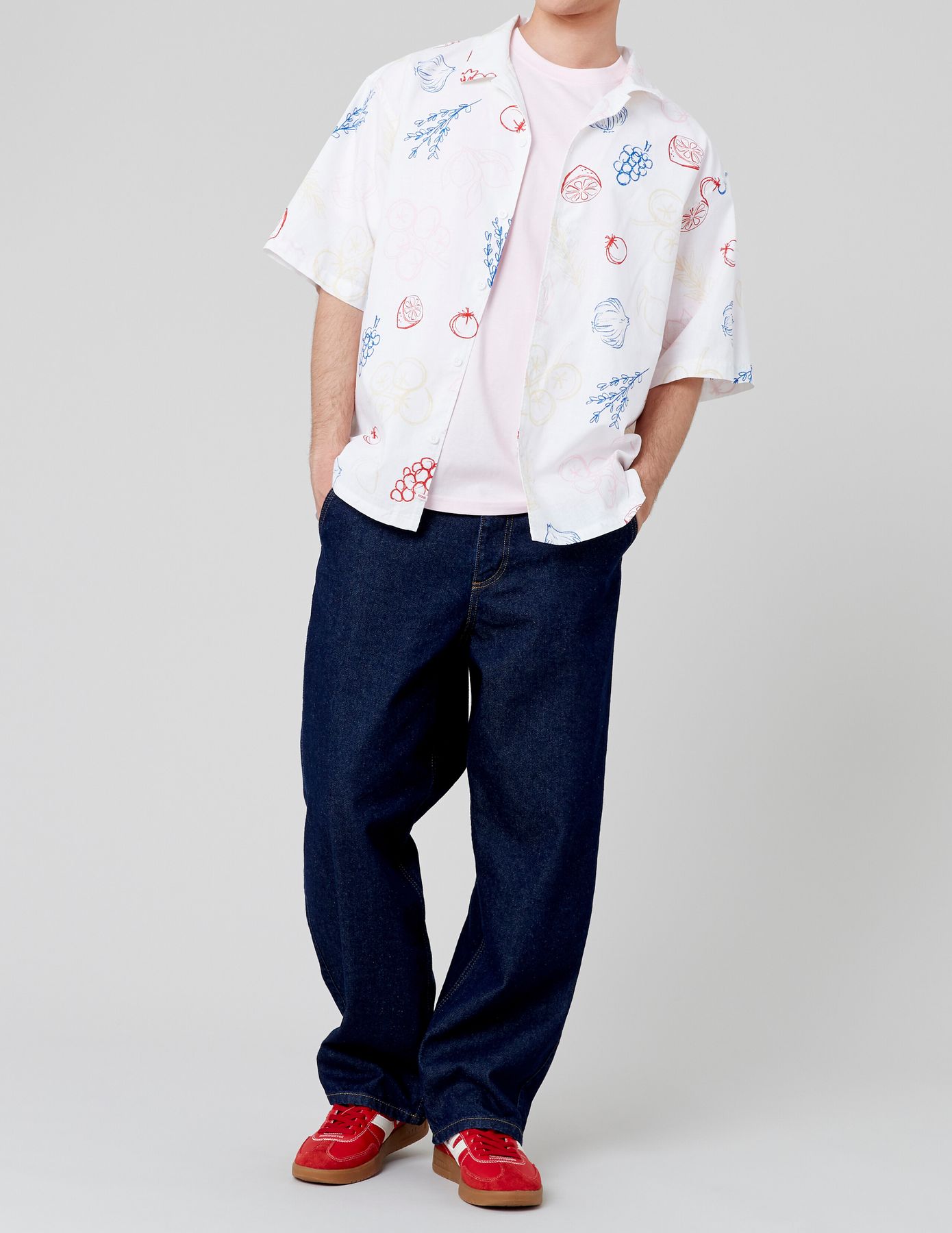 Chemise manches courtes imprim&eacute;e
