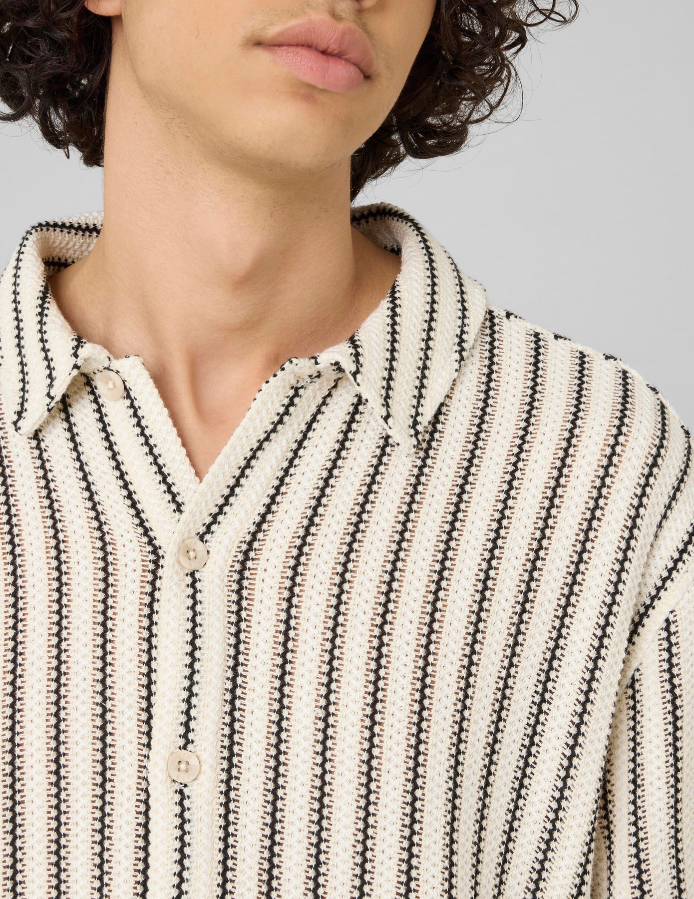 Chemise manches courtes tricot