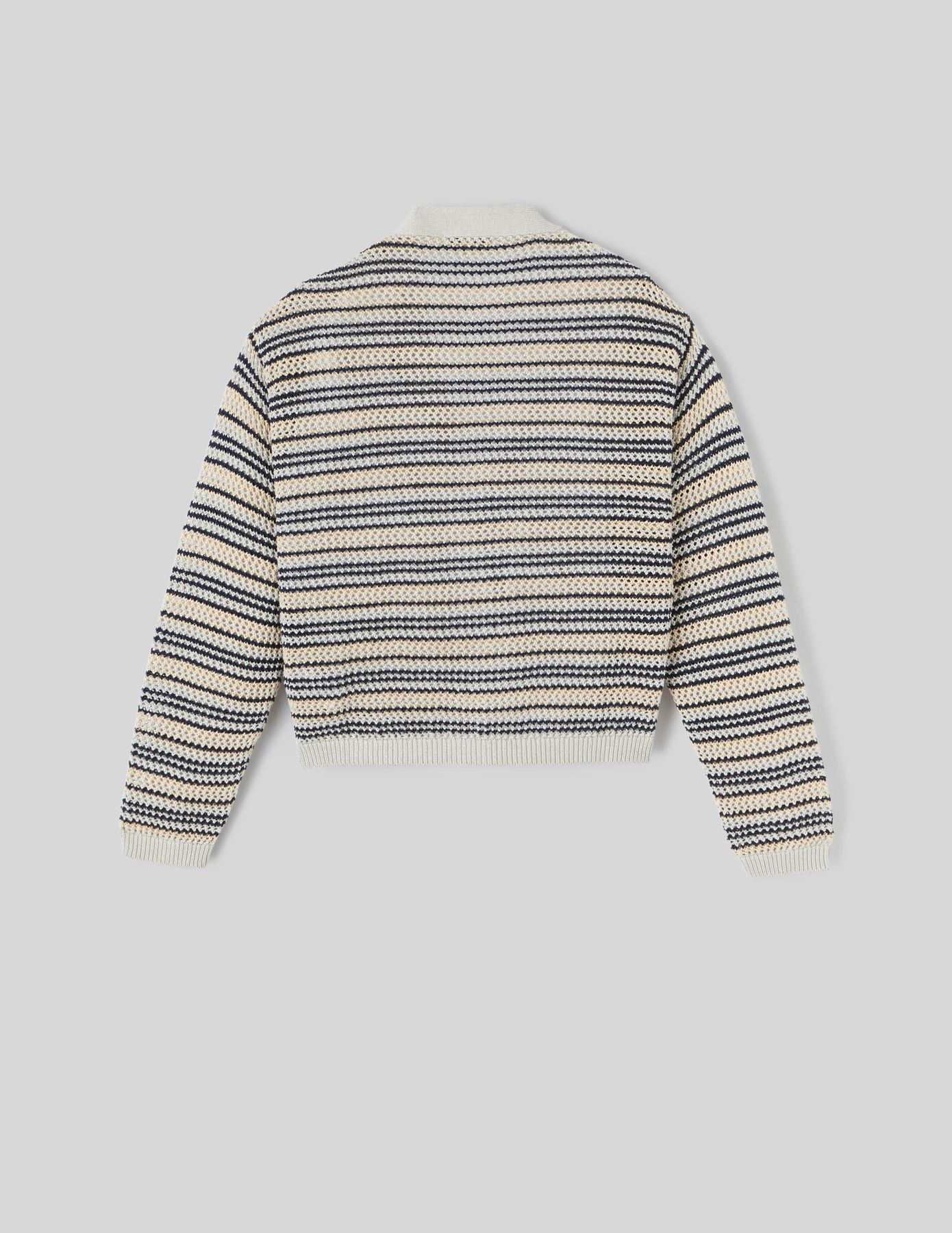 Gilet rayé pailleté