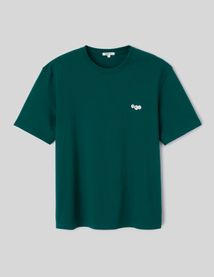 T-shirt broderie poitrine