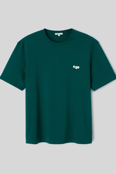 T-shirt broderie poitrine