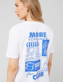 T-shirt imprimé devant/dos