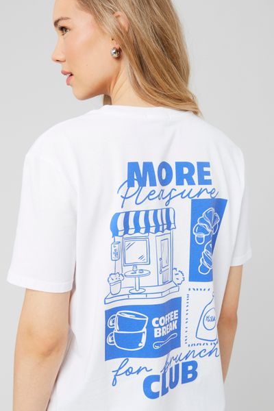 T-shirt imprimé devant/dos
