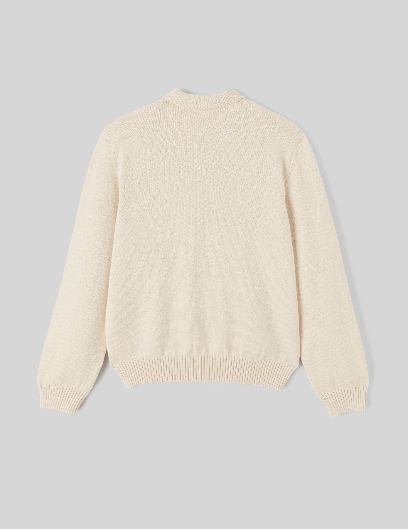Pull col polo zippé