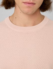 T-shirt maille textur&eacute;e