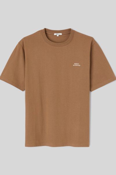 T-shirt broderie poitrine