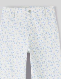 Pantalon wide leg imprimé