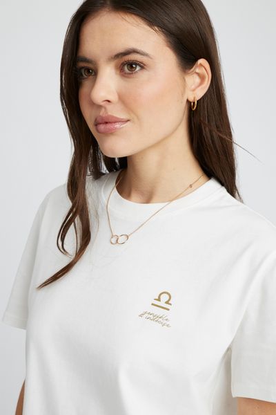 T-shirt imprimé signe astro balance