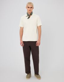 Polo maille fantaisie