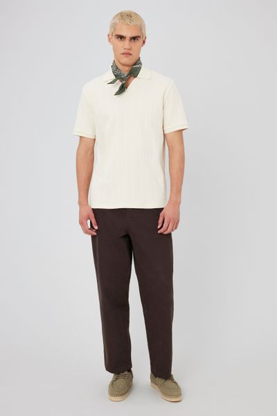 Polo maille fantaisie