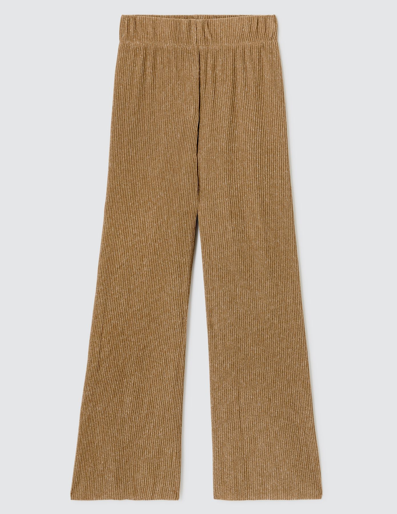 Pantalon plissé brillant