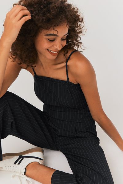 Combinaison pantalon à rayures