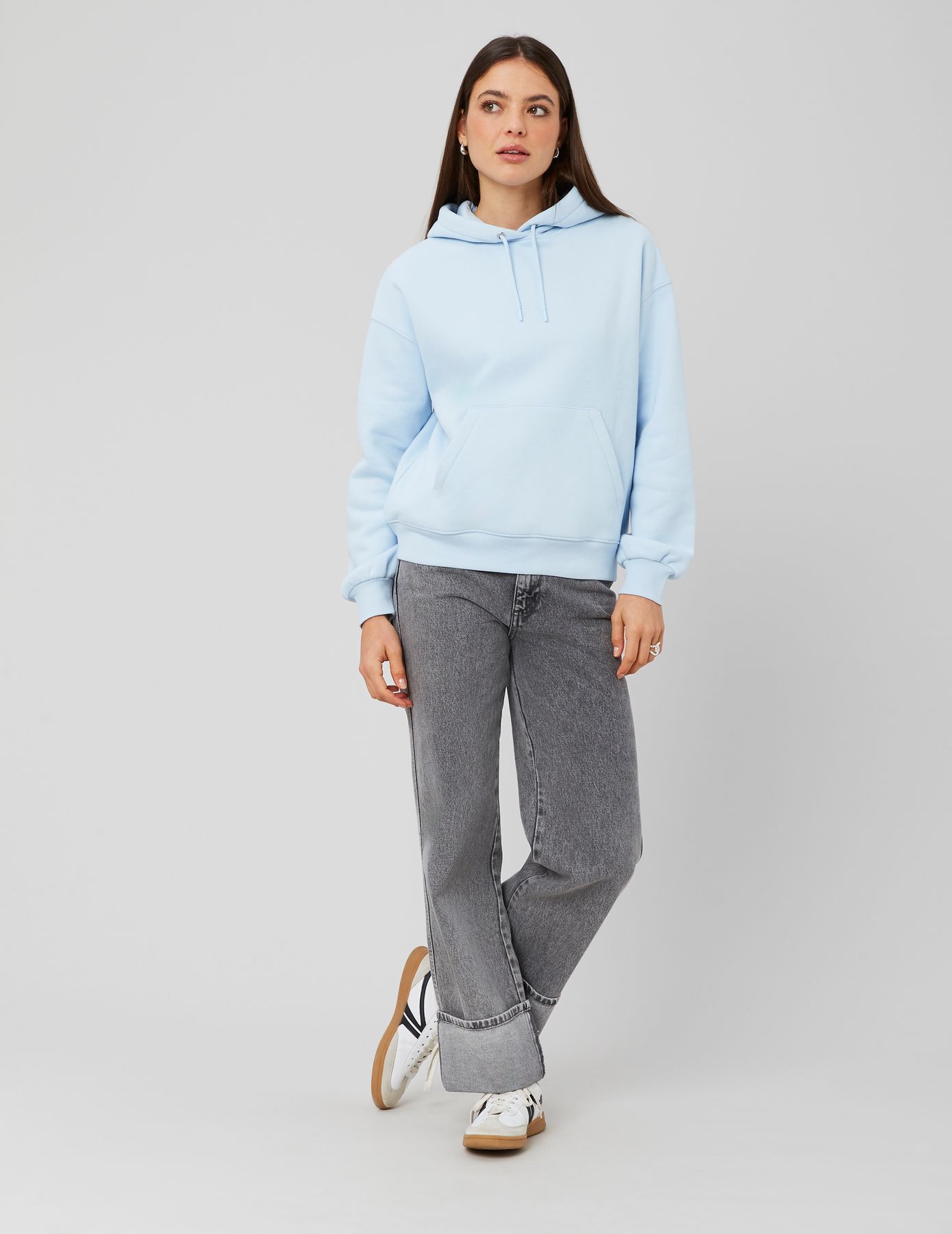 Sweat uni &agrave; capuche