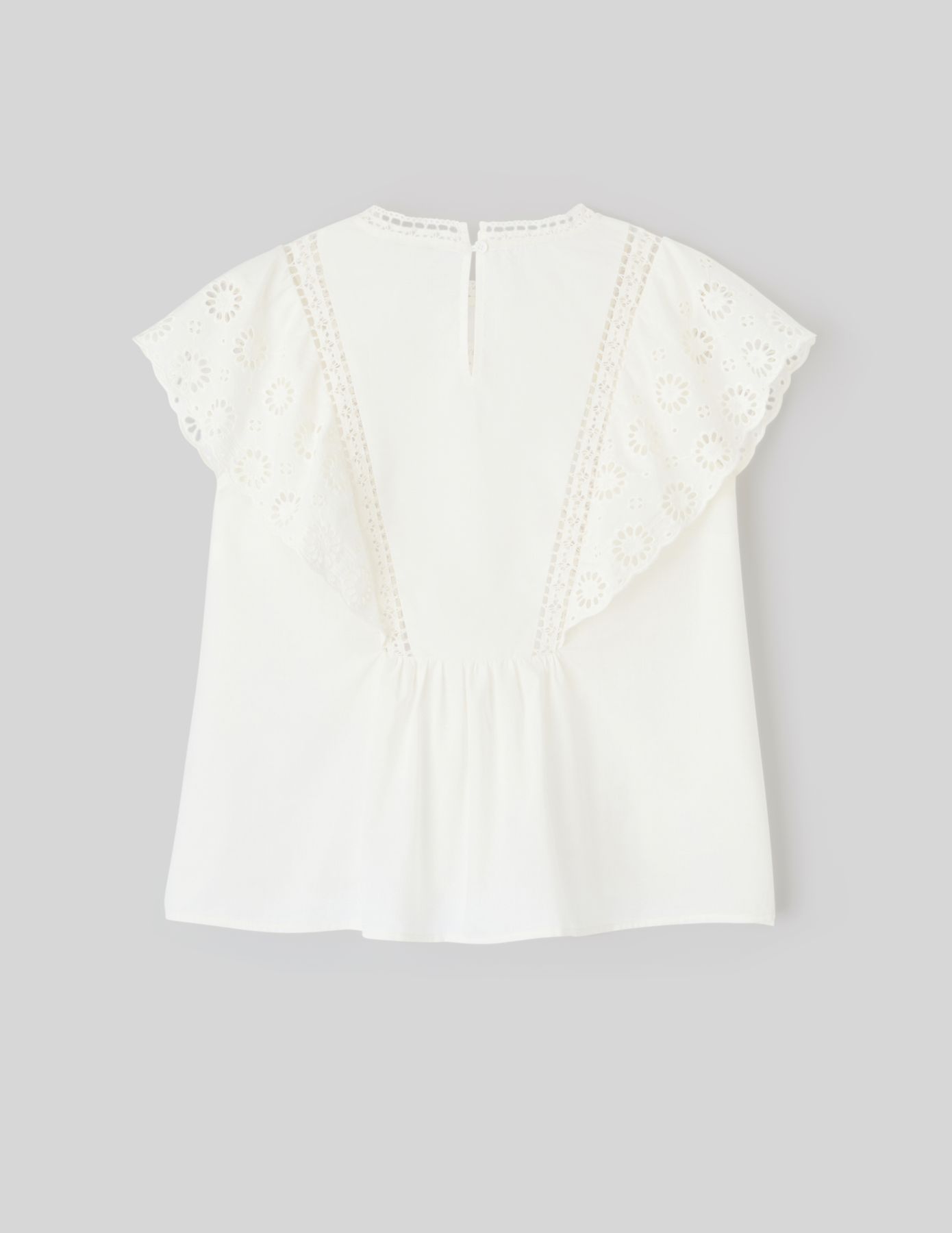 Blouse en broderie anglaise
