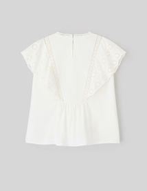 Blouse en broderie anglaise