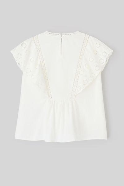 Blouse en broderie anglaise
