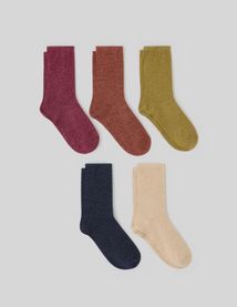 Lot de 5 paires de chaussettes lurex