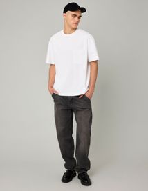 T-shirt boxy poche