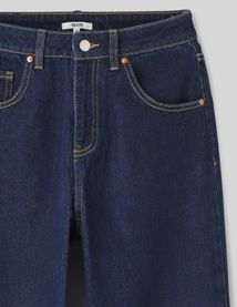 Jean baggy à revers