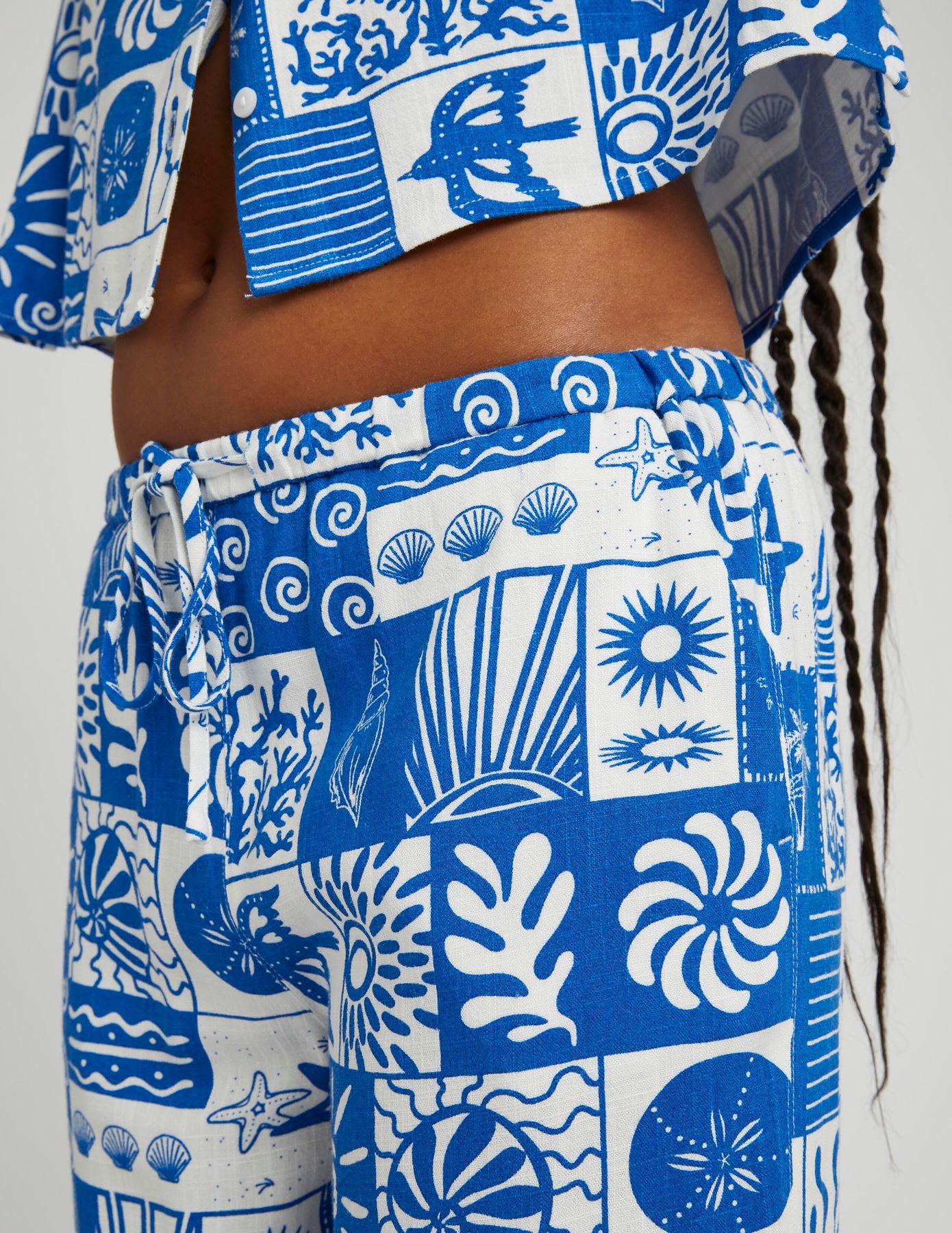 Pantalon fluide imprimé
