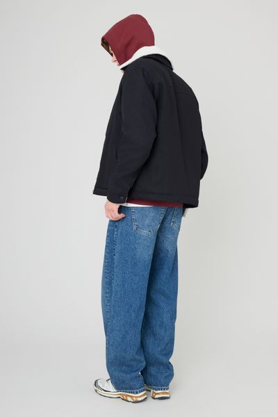 Blouson zippé col sherpa