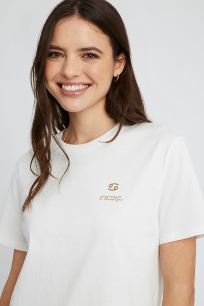 T-shirt imprimé signe astro cancer