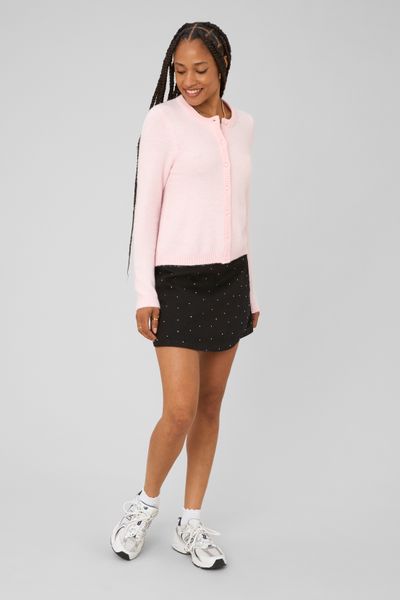 Gilet col rond boutonn&eacute;