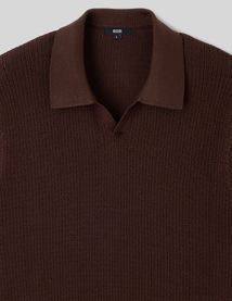 Polo maille ajourée