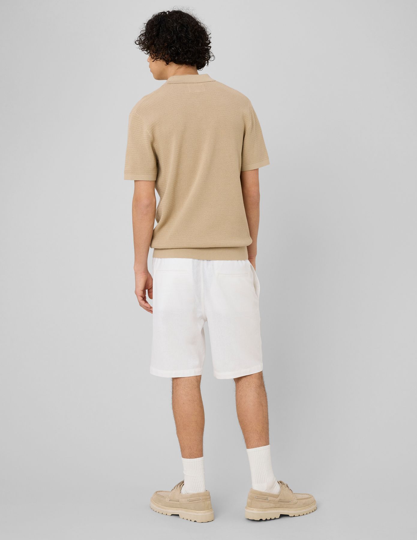 Bermuda en viscose lin