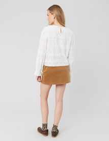 Blouse en broderie anglaise