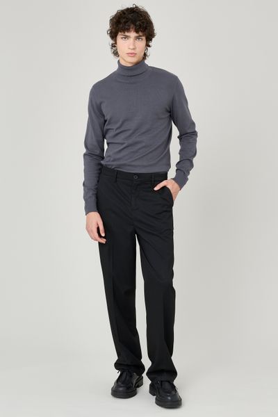 Pull col roulé