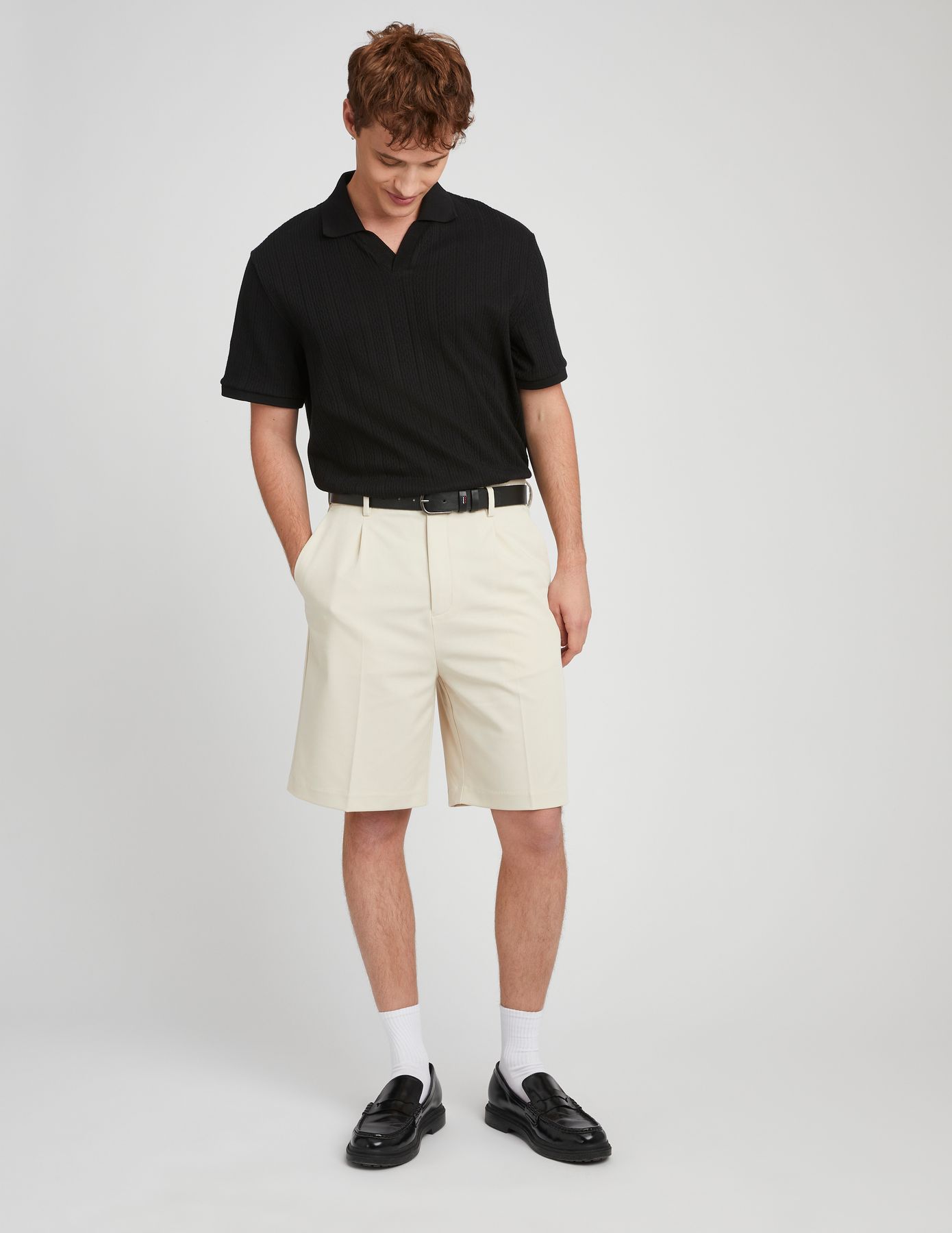 Polo maille fantaisie