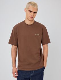 T-shirt gaufré imprimé