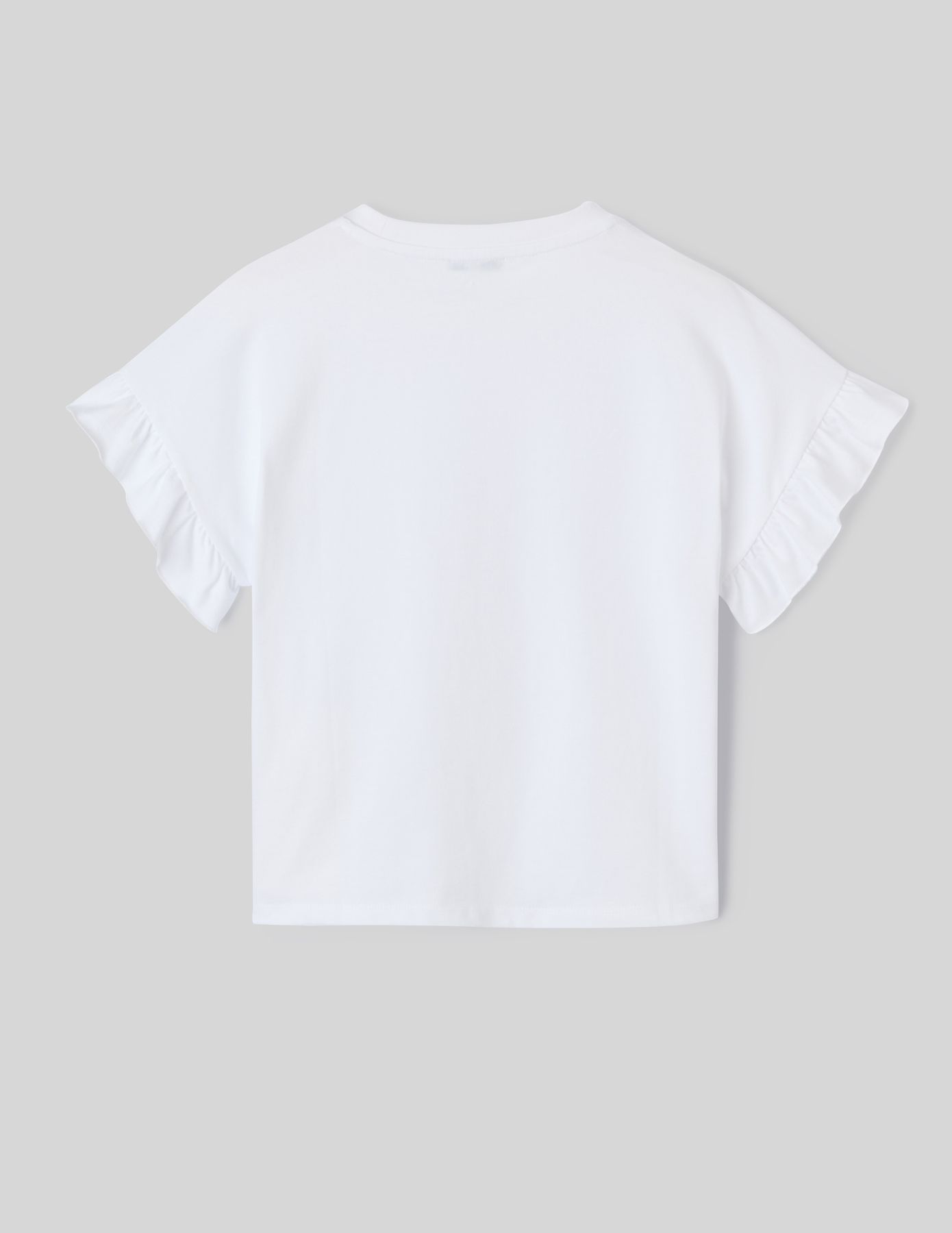 T-shirt manches courtes à volants