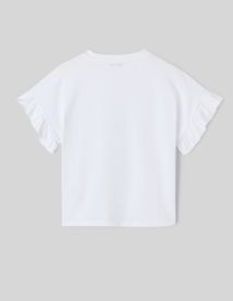 T-shirt manches courtes à volants