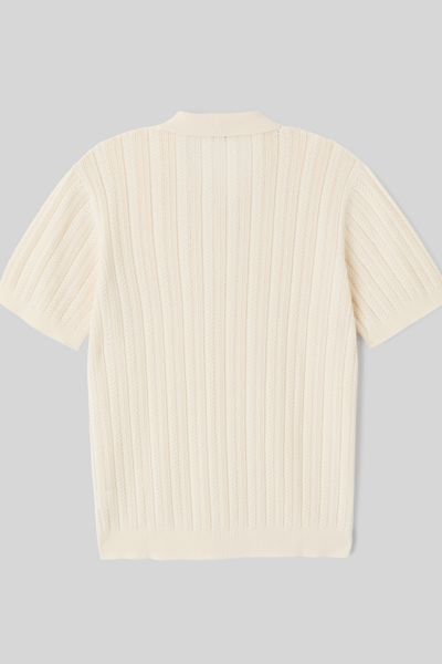 Polo maille fantaisie