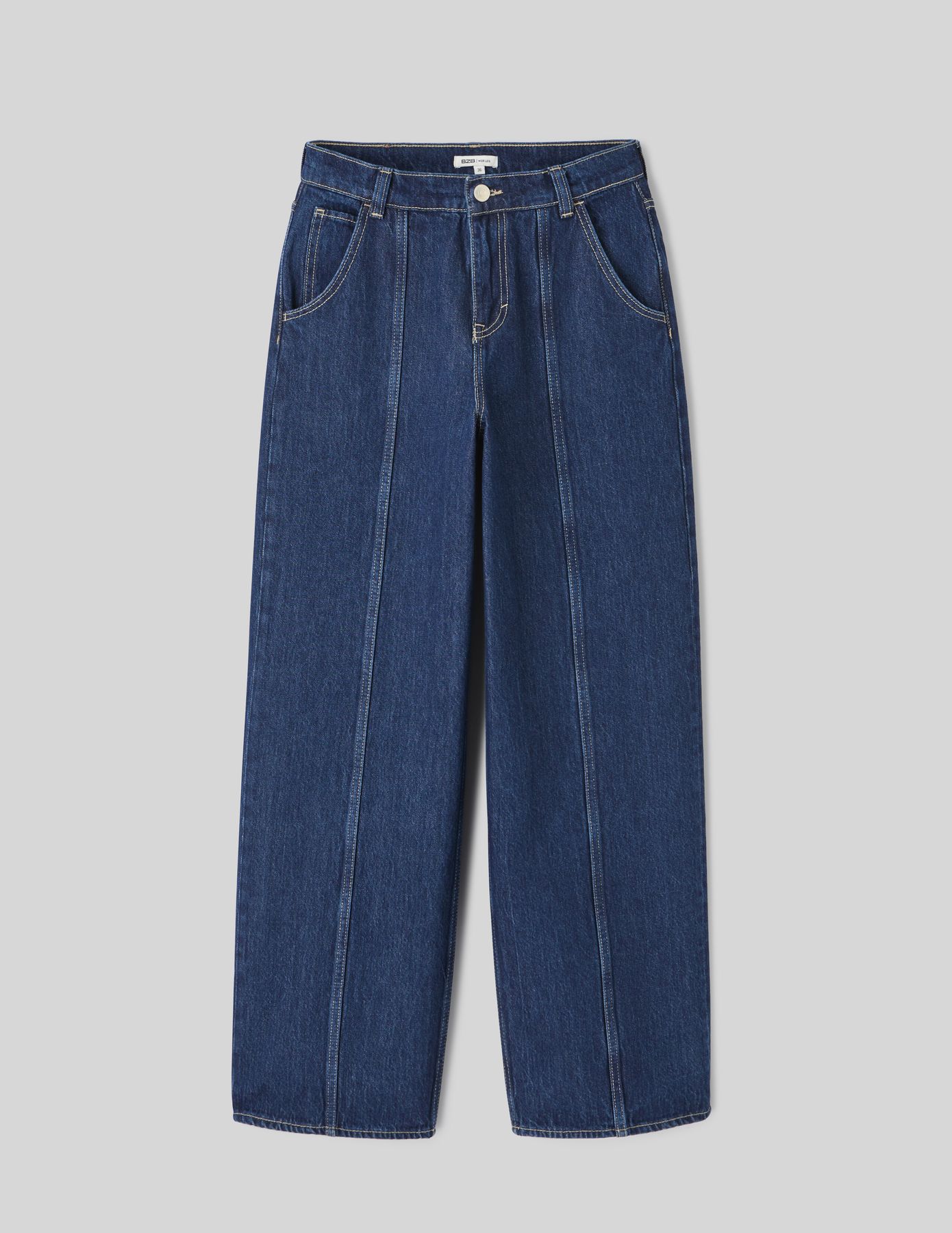 Jean straight surpiqures