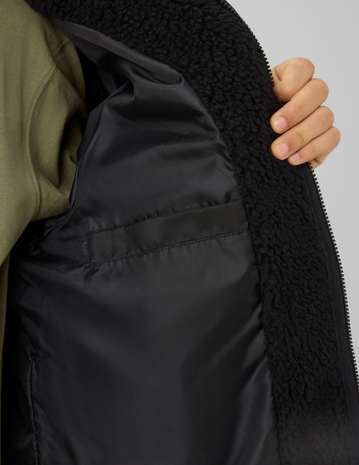 Veste zipp&eacute;e sherpa