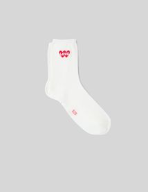 Chaussette unitaire brod&eacute;e