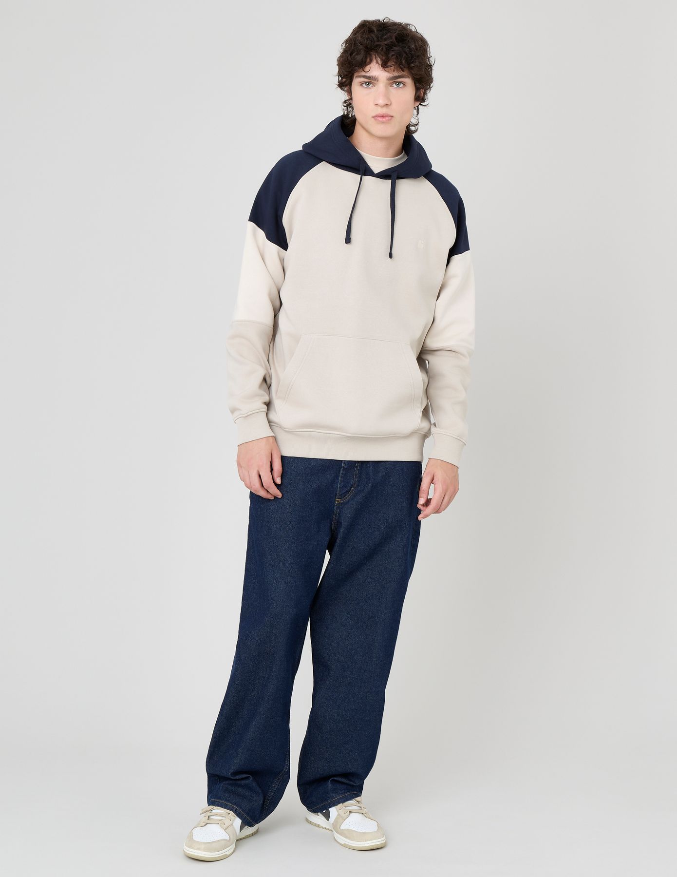 Sweat colorblock à capuche