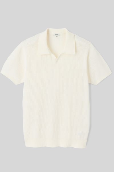 Polo maille ajourée