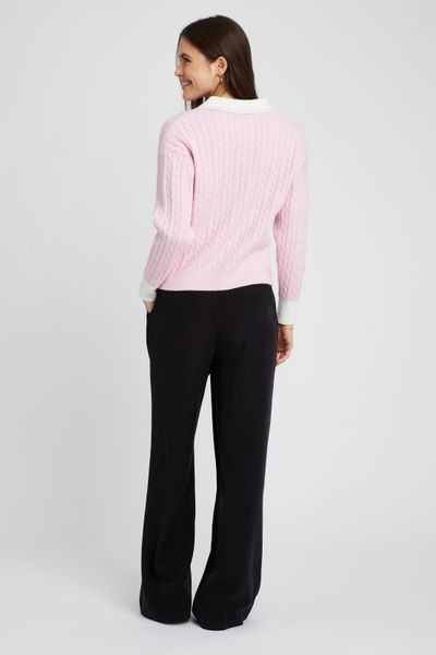 Pull col polo fantaisie