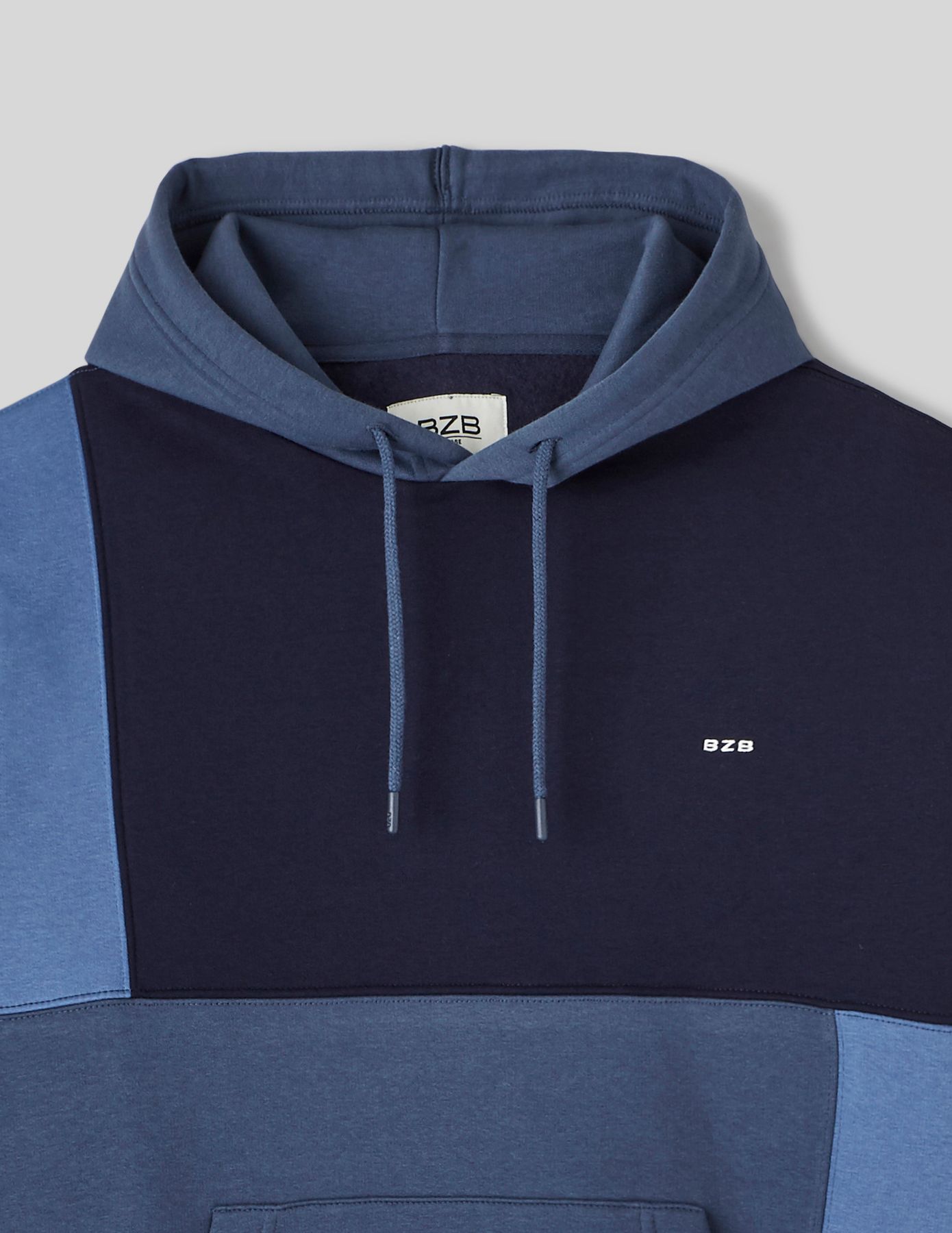Sweat à capuche colorblock