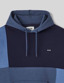Sweat à capuche colorblock