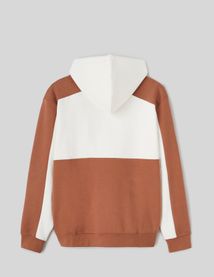 Sweat à capuche colorblock