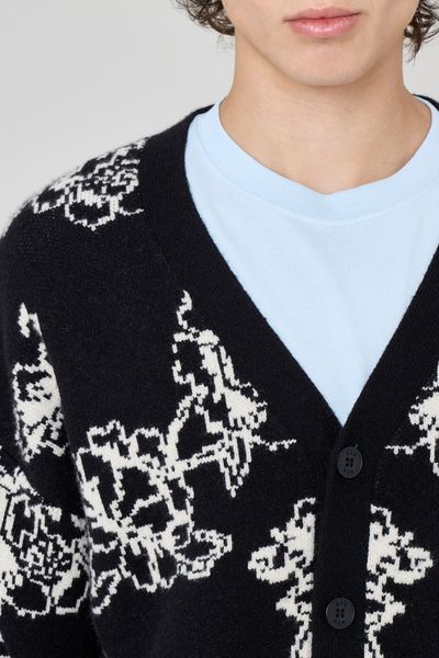 Gilet &agrave; motifs