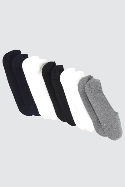 Lot de 5 paires de socquettes invisibles
