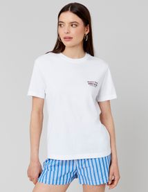 T-shirt imprim&eacute; devant/dos